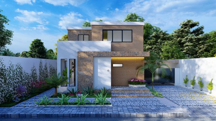 Desain rumah minimalis ukuran 7x9 terbaru 2018