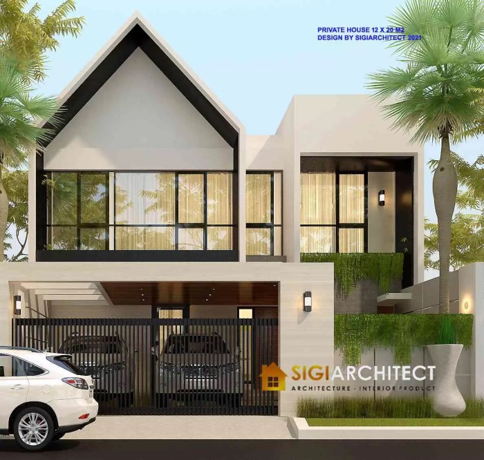 Desain rumah minimalis luas tanah 300m2