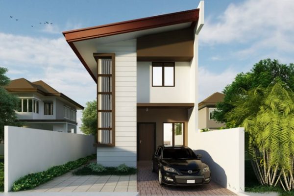 Desain rumah type 30 60 2 lantai