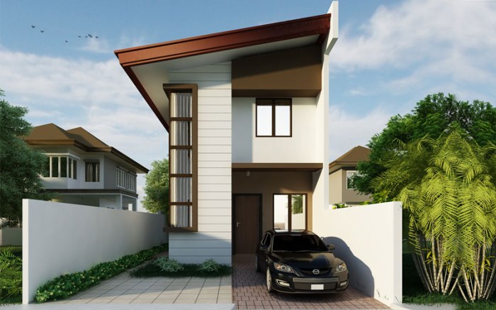 Desain rumah type 30 60 2 lantai