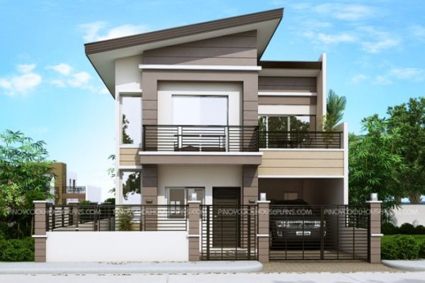 Desain rumah type 100 2 lantai