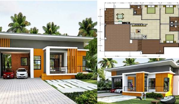 House plans small modern story one contemporary plan west design