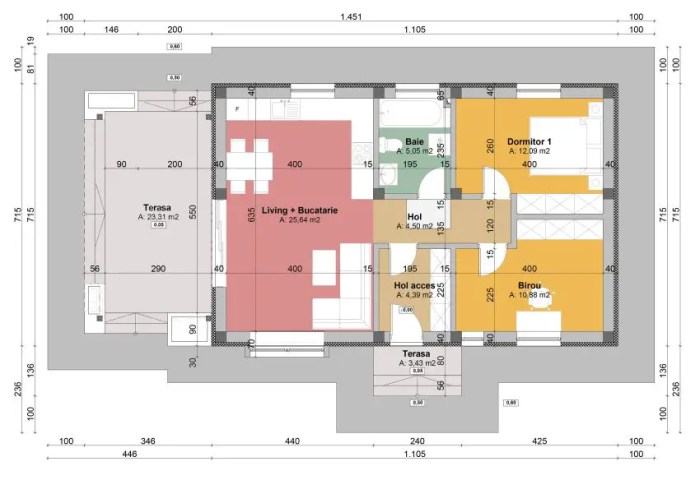 Desain rumah type 60 2 kamar