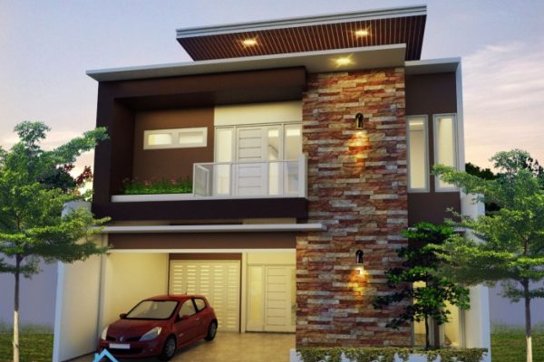 Desain rumah ukuran 10x14