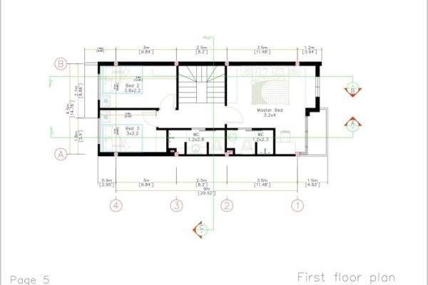 Desain rumah ukuran 5x15 meter