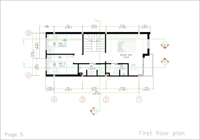 Desain rumah ukuran 5x15 meter