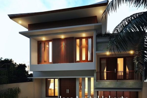 Desain rumah minimalis luas tanah 300m2