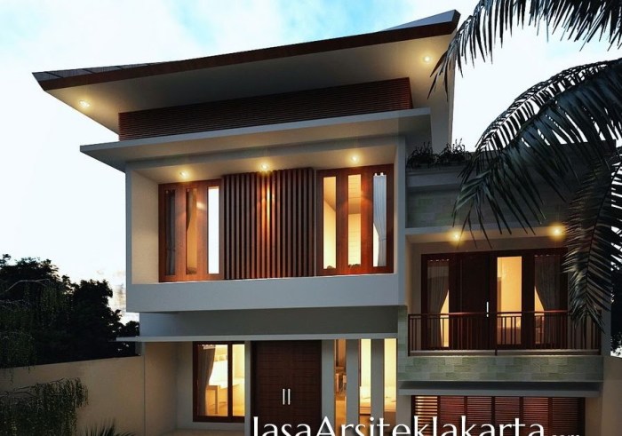 Desain rumah minimalis luas tanah 300m2