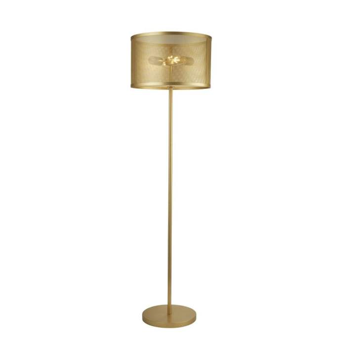 Goldene stehlampe wohnzimmer